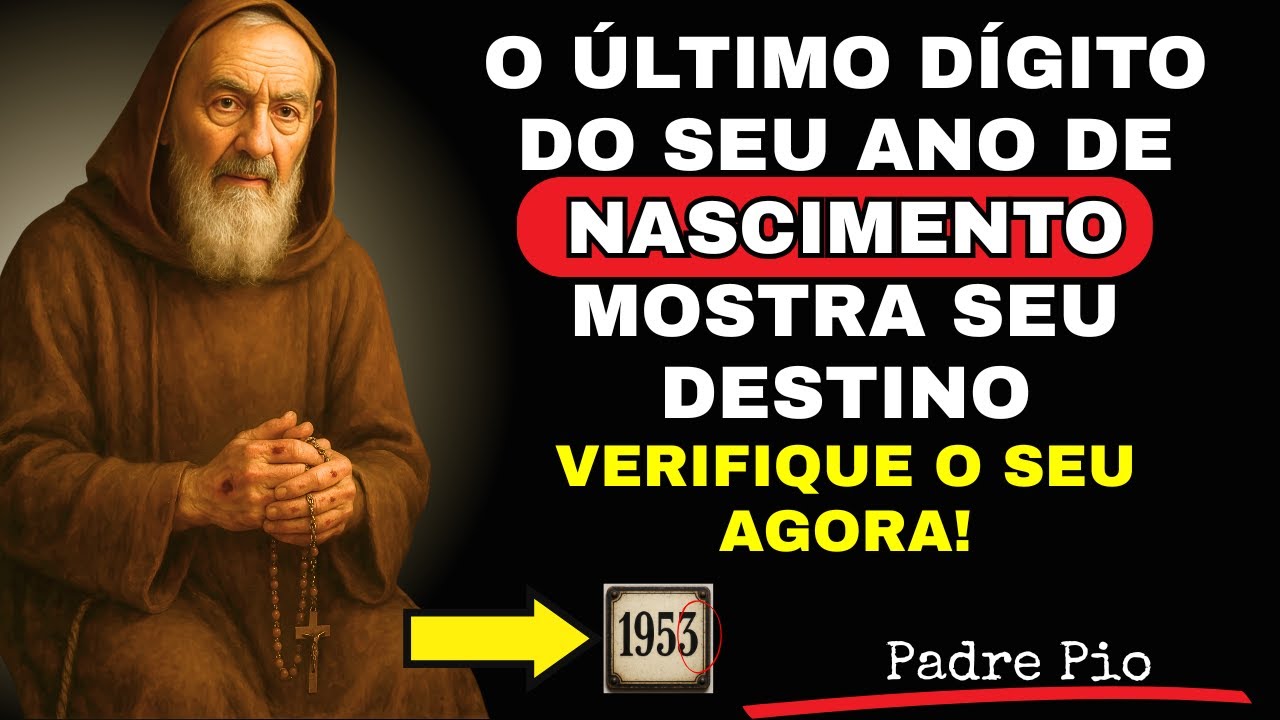 PADRE PIO: O que significa o último dígito do seu ano de nascimento irá surpreendê-lo | ENSINAMENTOS