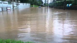 Alagamento no Ponto 7, Pituba, Salvador Ba