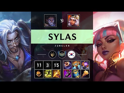 Sylas Jungle vs Qiyana - KR Challenger Patch 25.21
