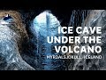The Ice Cave Under The Volcano Myrdalsjokull Iceland