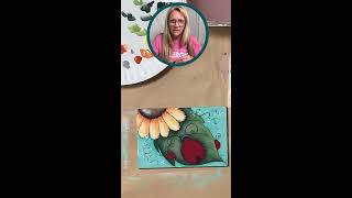Easy Flower & Lady Bugs Painting~Workshop Wednesday! May 1, 2024