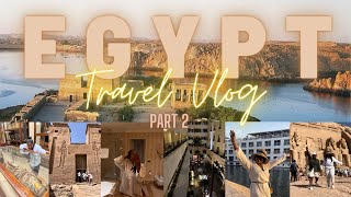 Egypt Travel Vlog Pt2 | Nile River Cruise | King Tut Tomb | Abu Simbel | Egyptian Temples & Museum