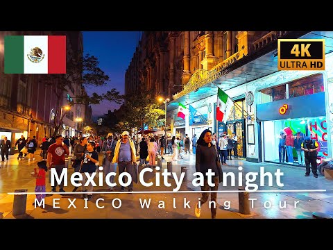 4K Mexico City Walk🇲🇽 The real Mexico at night - December 2025