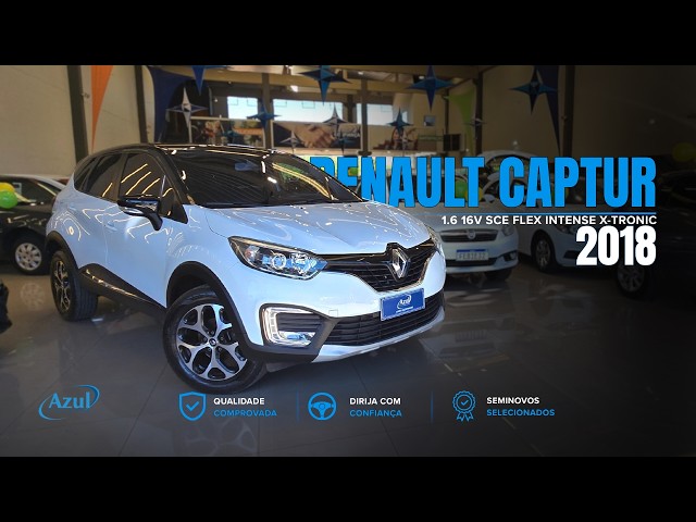 Vídeo RENAULT CAPTUR 1.6 16V SCE FLEX INTENSE X-TRONIC