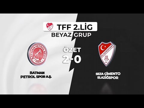 Batman Petrol Spor A.Ş. 2-0 Seza Çimento Elazığspor | Maç Özeti