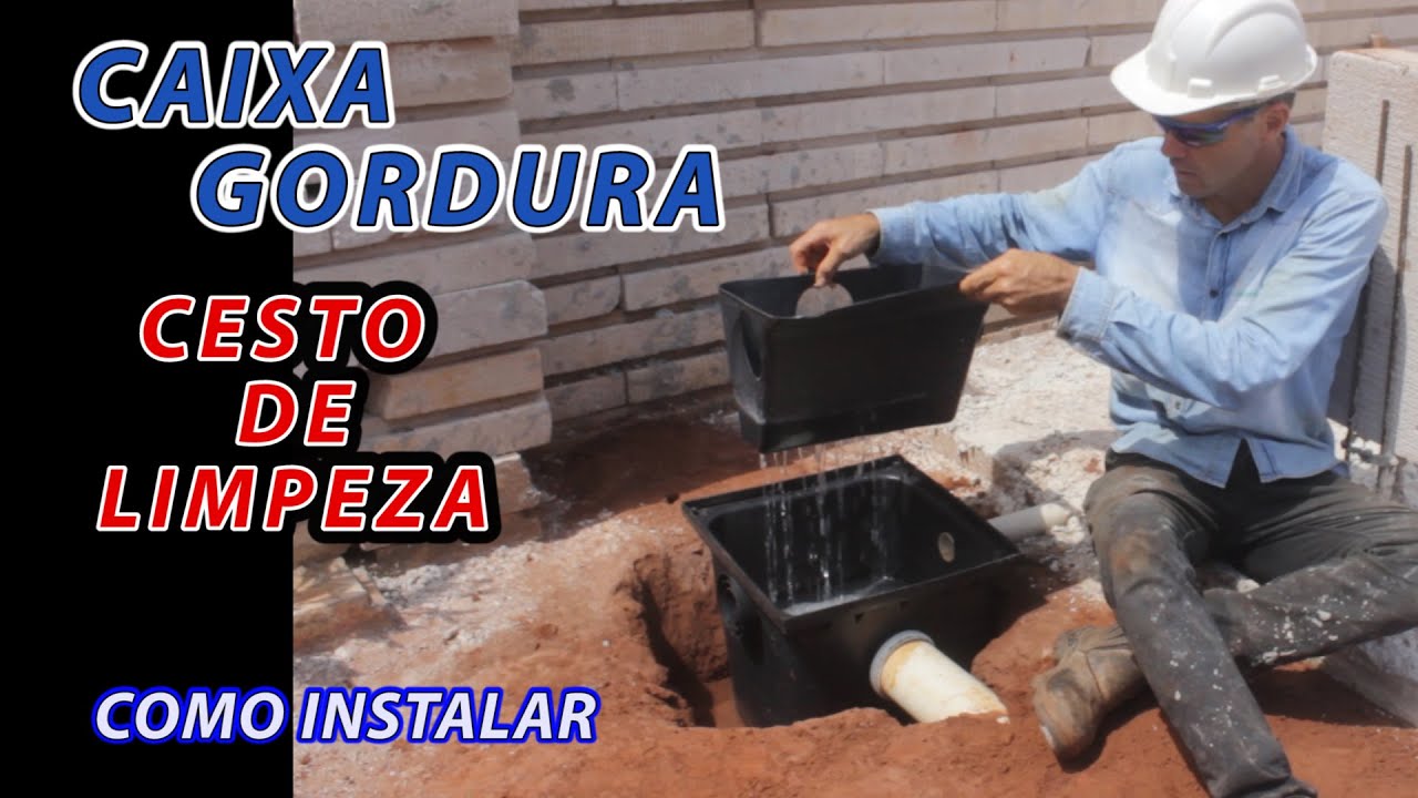Watch Now CAIXA DE GORDURA COM CESTO DE LIMPEZA CAIXA DE GORDURA COM CESTO DE LIMPEZA