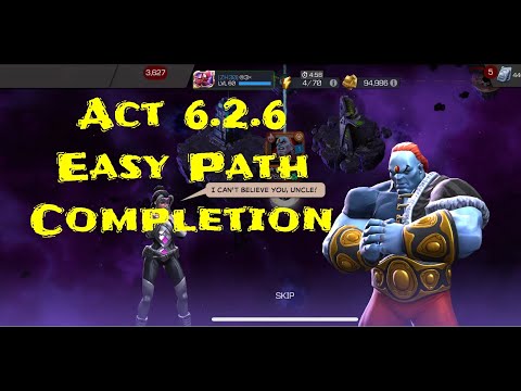 Act 6.2.6 Easy Path Completion | The Champion Boss | Marvel Contest of Champions