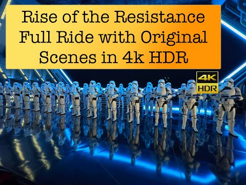 Rise of the Resistance Full Experience with Original Scenes in 4K HDR