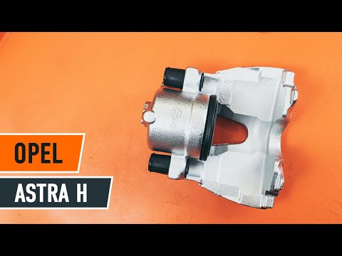 How to replace front brake calipers in OPEL ASTRA H Sedan [AUTODOC GUIDE]