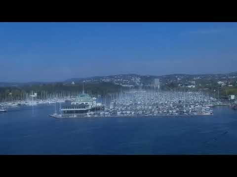 Arriving on Oslo port coming from Kiel Germany by Cruise Color line (Ship)