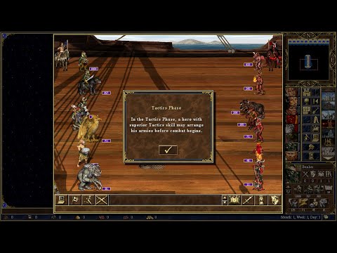 Heroes 3 HotA AI Battle | Stronghold Vs. Inferno [50k Gold per unit]