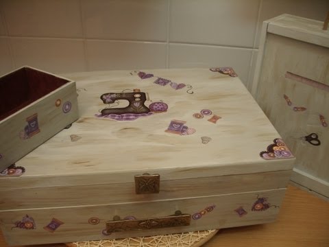 Cómo envejecer cajas de madera