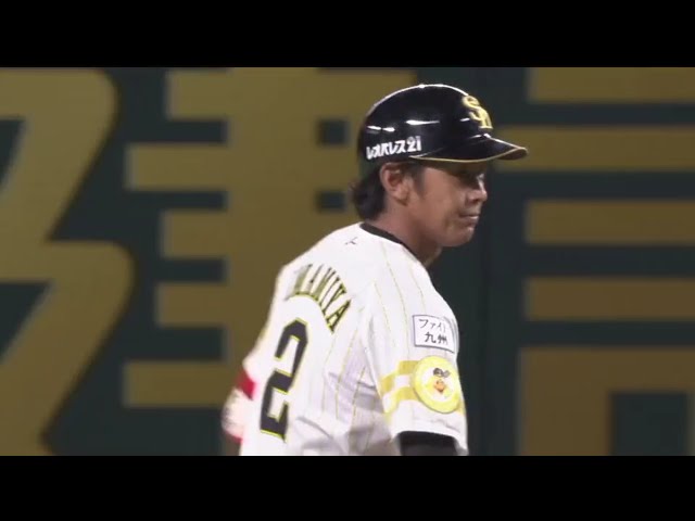 【8回裏】ホークス・今宮 フェンス直撃のタイムリー2ベースヒット!! 2018/7/28 H-E