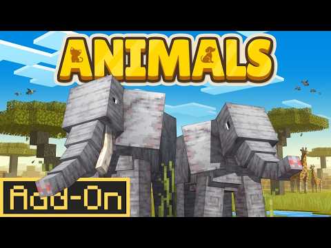 ANIMALS ADDON - 200 New Animals in Your Minecraft World