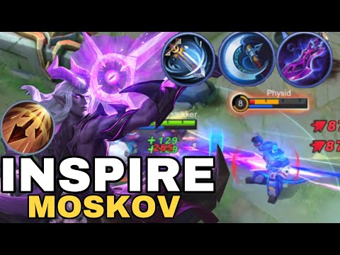 MOSKOV WITH INSPIRE IN MYTHICAL GLORY RANK NO DEATH!!