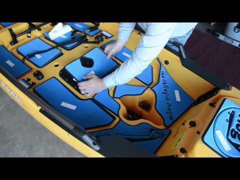SeaDek Kayak Install on Hobie Fishing Pro Angler 2015
