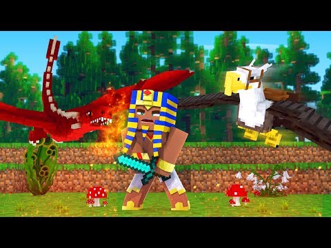 Minecraft: PHOENIX DRAGON vs HIPPOGRIFF *which one is stronger?* - DRAGON WAR #10 ‹ Koow ›