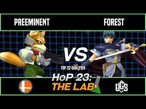 House of Paign 23 - Top 32 Qualifier - Preeminent(Fox) Vs. Forest(Marth)