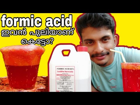 Formic acid reaction testing 😲😲😲😲