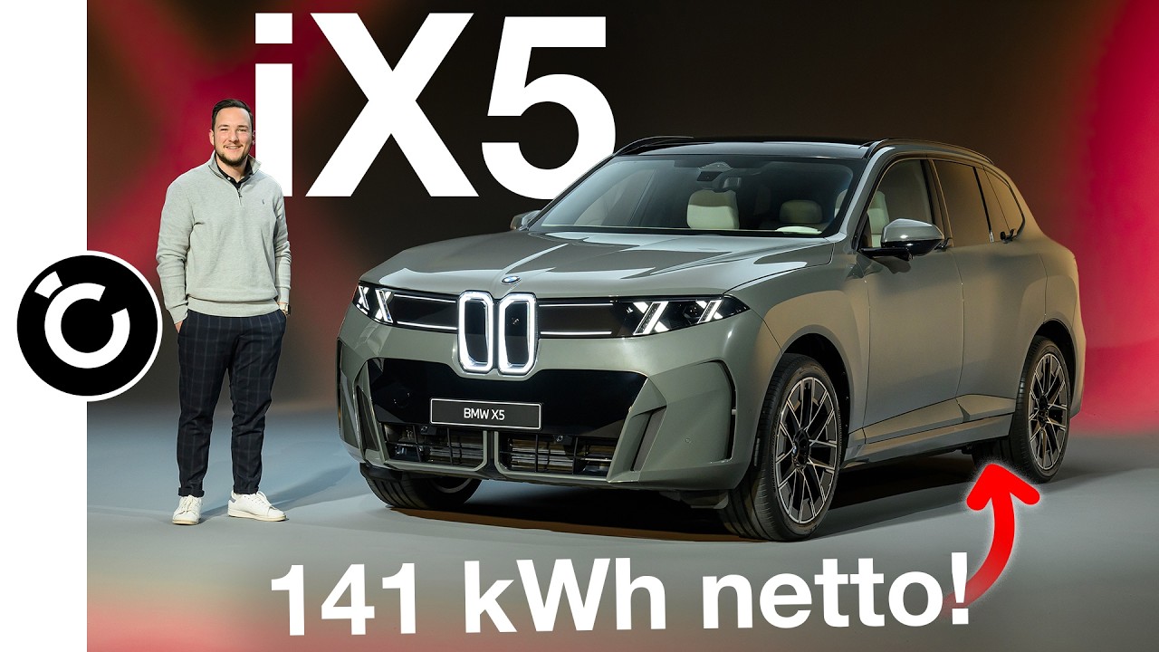 BMW zeigt wie ELEKTRO geht! iX5 mit 141kWh netto, 845km WLTP uvm.!