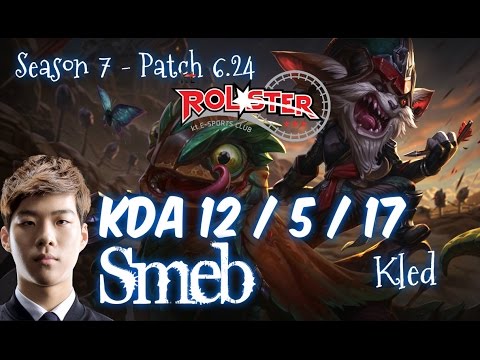 KT Smeb KLED vs MAOKAI Top - Patch 6.24 KR Ranked
