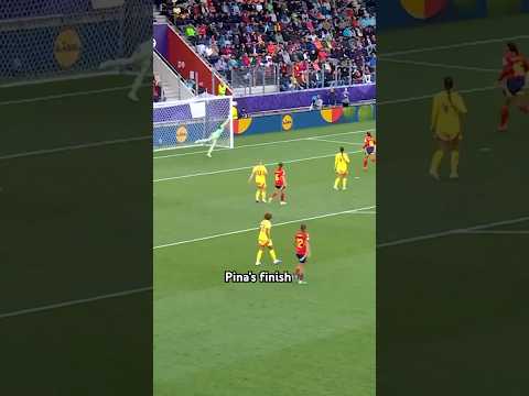 Pina loves a beautiful goal 😍 #WEURO2025