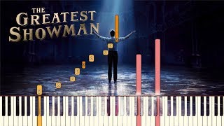 The Greatest Showman - &quot;A Million Dreams&quot; [Piano Tutorial] (Synthesia)