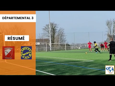 Résumé GRAND FORMAT  - DÉPARTEMENTAL 3   :  A. AMONT QUENTIN FC  gagne contre GAZELEC FC!