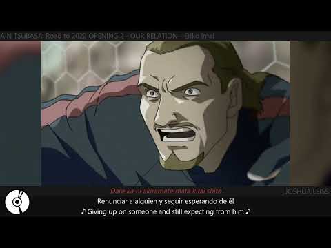 Captain Tsubasa Road to 2002 Opening 2 | Our Relation - Eriko Imai | Sub Español - Inglés  | 320kbps