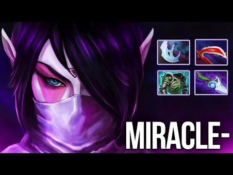 Miracle- Templar Assassin 6 SLOTED CARRY 9000 MMR Gameplay Dota 2