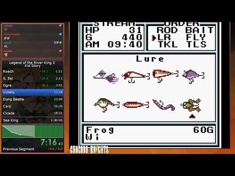 Legend of the River King 2 - Kid% (1:15:11) PB.