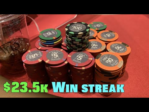I'm on $23.5k Cash Game Winning Streak!! It All Has To End At Some Point... Poker Vlog Ep 159