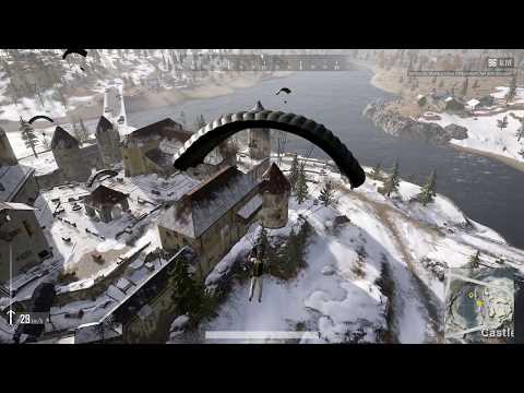 PUBG Vikendi Win94 hotdrop castle + death through wall