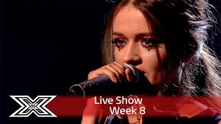 Emily Middlemas rocks out to Rag 'N' Bone Man's Human | Live Shows Week 8 | The X Factor UK 2016