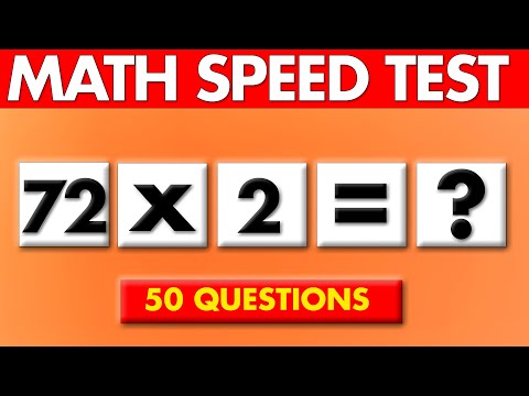 Math Speed Test - MEDIUM LEVEL | Human Calculator Challenge