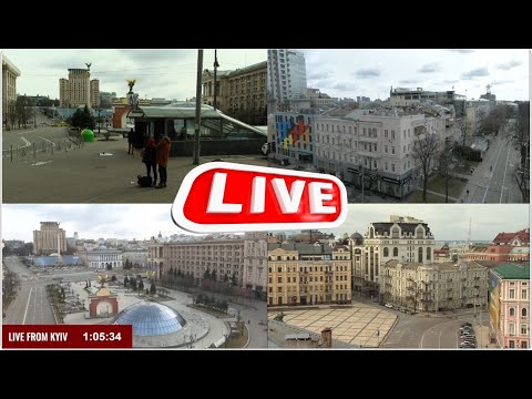 LIVE: Kyiv City Center Cameras with Sound
