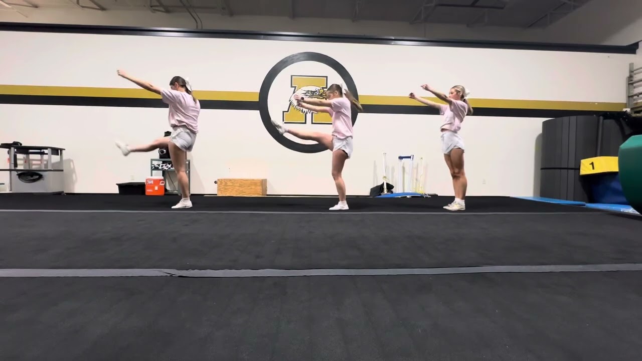 AHS Cheer Tryouts Dance 2025 (with music, back view)