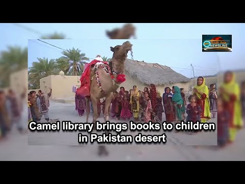 Camel library brings books to children in Pakistan desert