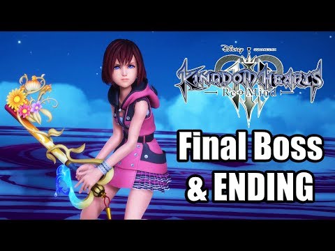 KINGDOM HEARTS 3 RE MIND DLC Final Boss & ENDING Gameplay [1080p]