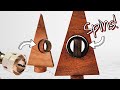 Easy Hole Saw Ornaments, and we build the trees - WhosTheVoss Easy Hole Saw Ornaments, and we build the trees