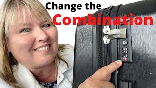 How to Change the Combination on a TSA Built-in Luggage Lock