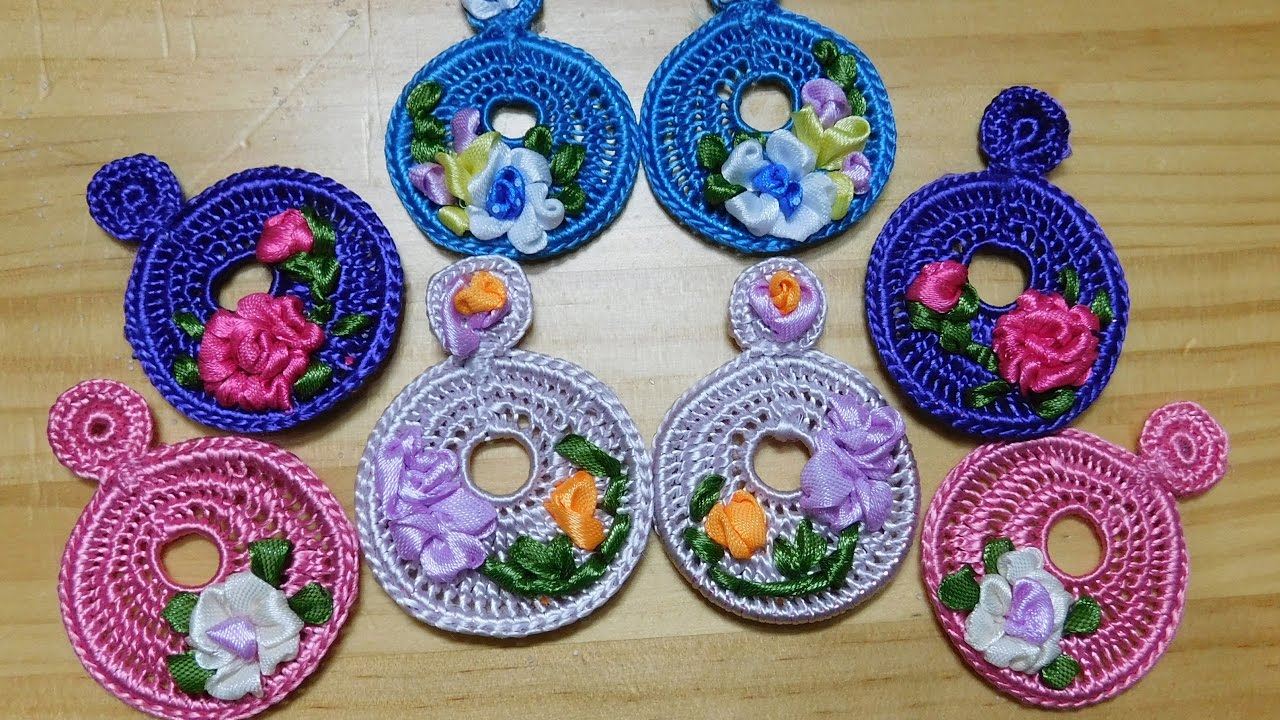 Watch Pendientes de Flamenca tejidos a crochet Now Pendientes de Flamenca tejidos a crochet
