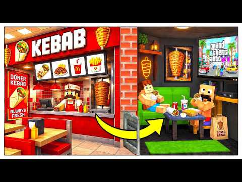 COSTRUIAMO UNA STANZA SEGRETA NEL KEBABBARO! - Minecraft ITA