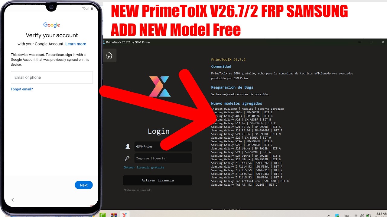 Samsung FRP Tool 2026, Remove Google Account | FRP Bypass | PrimeToolX 26.7.2