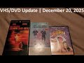 VHS DVD Update December 20 2025