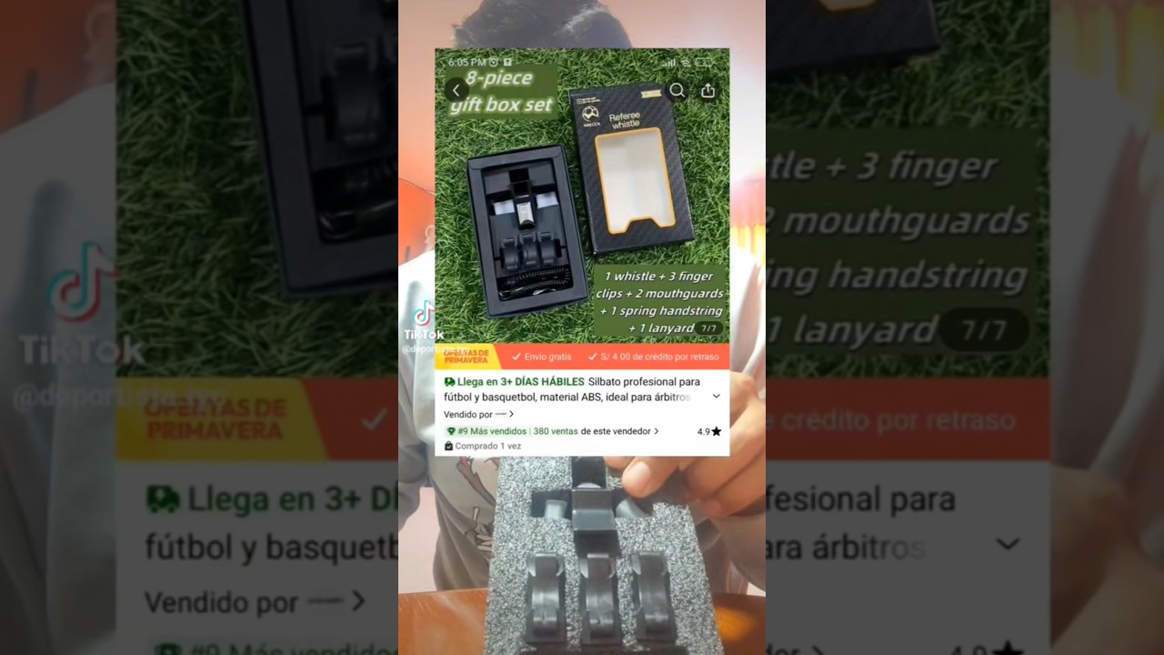 Sifflet d'arbitre haute puissance 130 dB video thumbnail