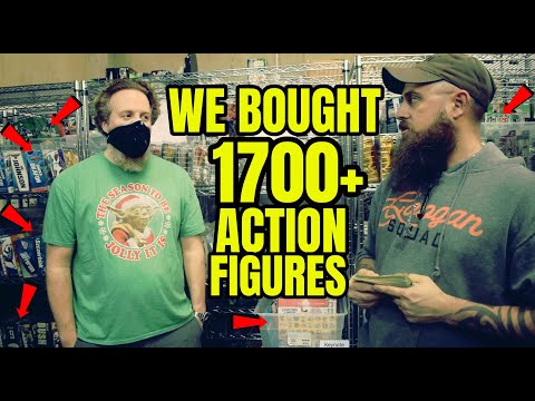 We Bought 1700+ Action Figures From @DallasVintageToysTX !!! Part 1 #VintageToys #Toyhaul
