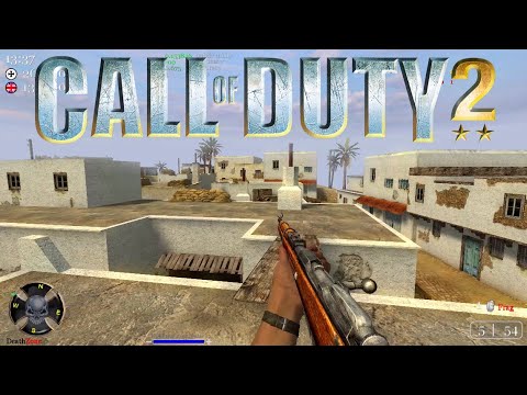 Call of Duty 2 - Mosin Nagant Multiplayer Gameplay - Toujane (44-19)