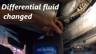 Corvette differential fluid change