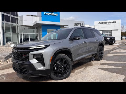 2026 Chevrolet Traverse AWD 4dr RS in Gray for sale at Boyer Chevrolet Lindsay Ltd. in Lindsay, ON